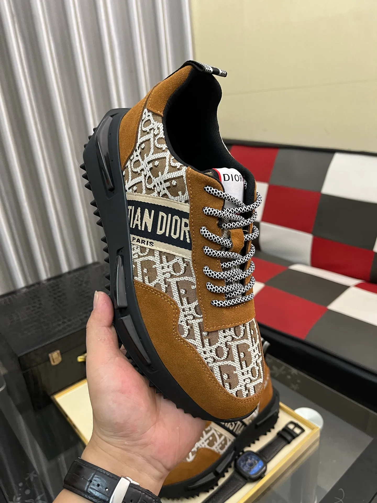 Men's shoes💰458⌚️⌚️"Dior DIOR*" latest hot style casual shoes, top brand [seduce] luxury~purchase, top~quality. [Strong] The upper is made of imported breathable cowhide with material ➕ breathable sheepskin feet (•) and fine workmanship. Code number: 38-442️⃣Colors available